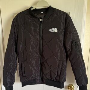 The North Face Black Varsity Bomber Jacket